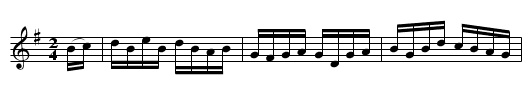 Thirty Years Ago  (hornpipe)  1632 - staff notation