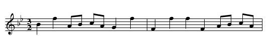 Tho. Marsden's Hornpipe - staff notation