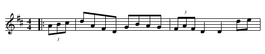 Thomond Bridge - staff notation