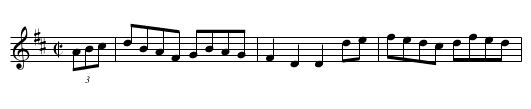 Thomond Bridge - staff notation