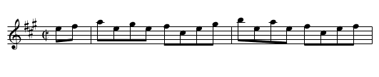 Thompsons Reel [2] - staff notation