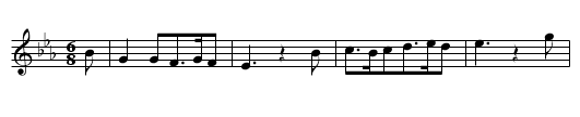 THOMS SASS AM HALLENDEN SEE - staff notation
