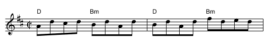 Threading the Needle - staff notation