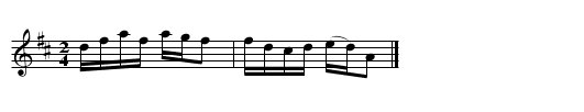 Three And The Duce. WM.118 - staff notation