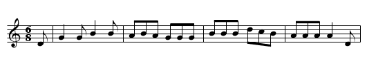 Three Birds - staff notation