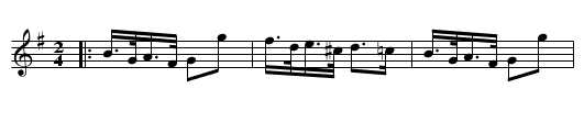 Three Camps (Reveille) - staff notation