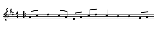 Three Handed Reel - staff notation