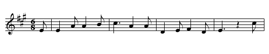Three Hunters, The - staff notation
