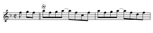Three in One Two-Step - staff notation