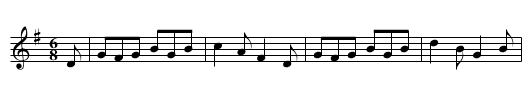 Three Sea Captains - staff notation