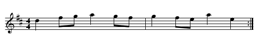 Three Sheep Skins - staff notation
