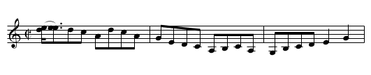 Threshing Tune - staff notation
