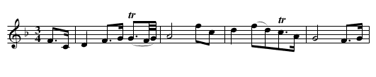 Thro' the Wood Laddie - staff notation