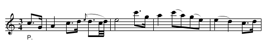 THRO' THE WOOD LADDIE - staff notation