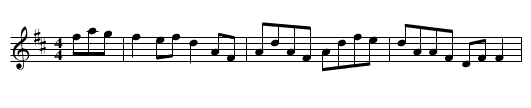 Thrush in the morning, The - staff notation