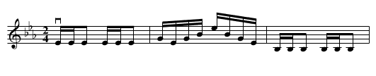 THUNDER -- HORNPIPE - staff notation
