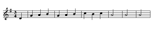 Thw Old Sow Song - staff notation
