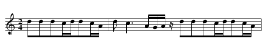 Tiandashiqing meigandang - staff notation