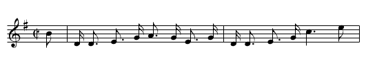 Tibbie I Hae Seen the Day - staff notation