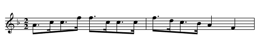 Tideswell Processional - staff notation