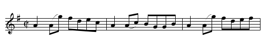 Tie the Bonnet - staff notation