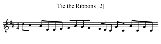 Tie the Ribbons [2] - staff notation