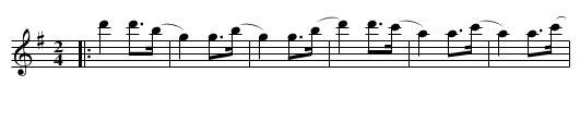 Tierps riddaremarsch. Urgammal - staff notation