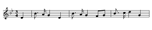 Tiftie's Annie - staff notation