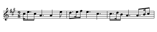 Tigh Na Gorm - staff notation