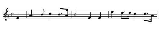 Till Österland vill jag fara - staff notation