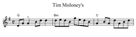 Tim Moloney's - staff notation