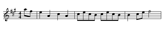 Tim Sullivan's - staff notation