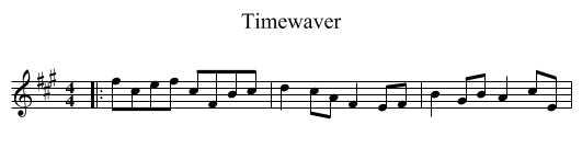 Timewaver - staff notation