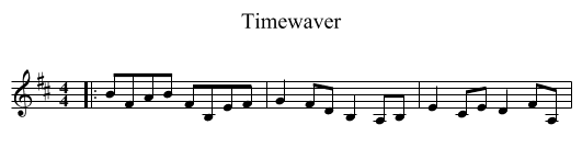Timewaver - staff notation