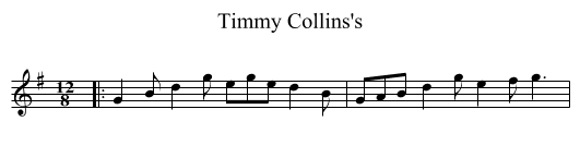 Timmy Collins's - staff notation