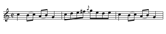 Timothy Downing - staff notation
