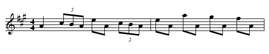 Timour the Tatar (Blanchland races) - staff notation