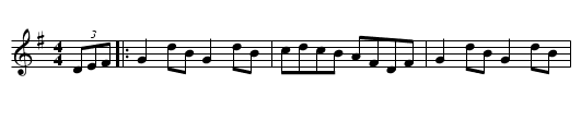 Tink A Tink - staff notation