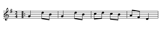 Tink-a-Tink - staff notation