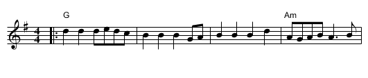 Tip Top Polka - staff notation