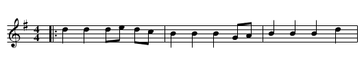 Tip Top Polka - staff notation