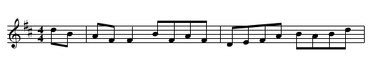 Tipperary Fancy - staff notation