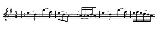 Tipperary Waltz - staff notation