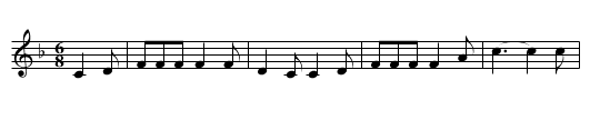 Tippin' It Up to Nancy - staff notation