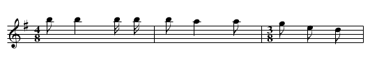 Tiqi gege zou xikou - staff notation