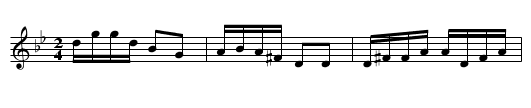 Titityy (talgoxen) - staff notation