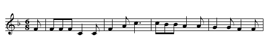 Tittery Nan - staff notation