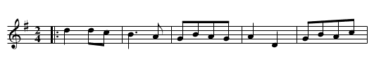 To Arms - staff notation