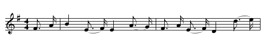 To Daunton Me - staff notation