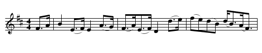 To Daunton Me - staff notation